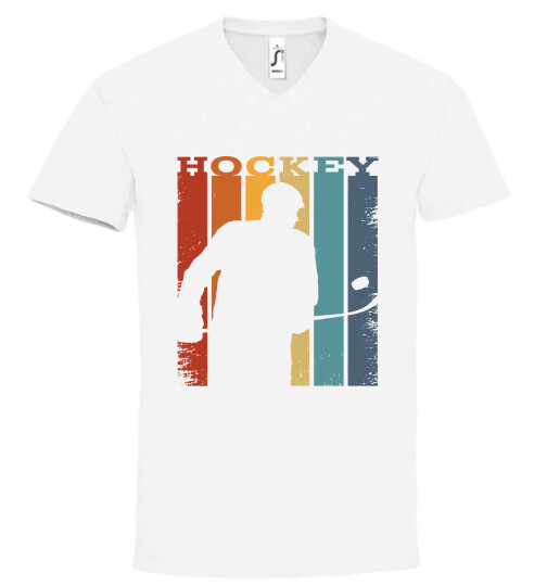 Unisex V nyakú póló