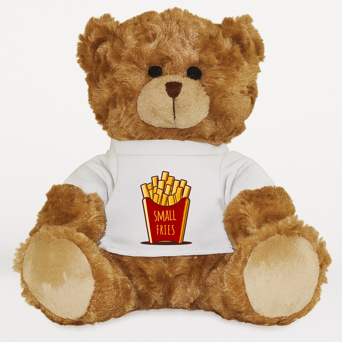 Plüssmaci egyedi pólóval