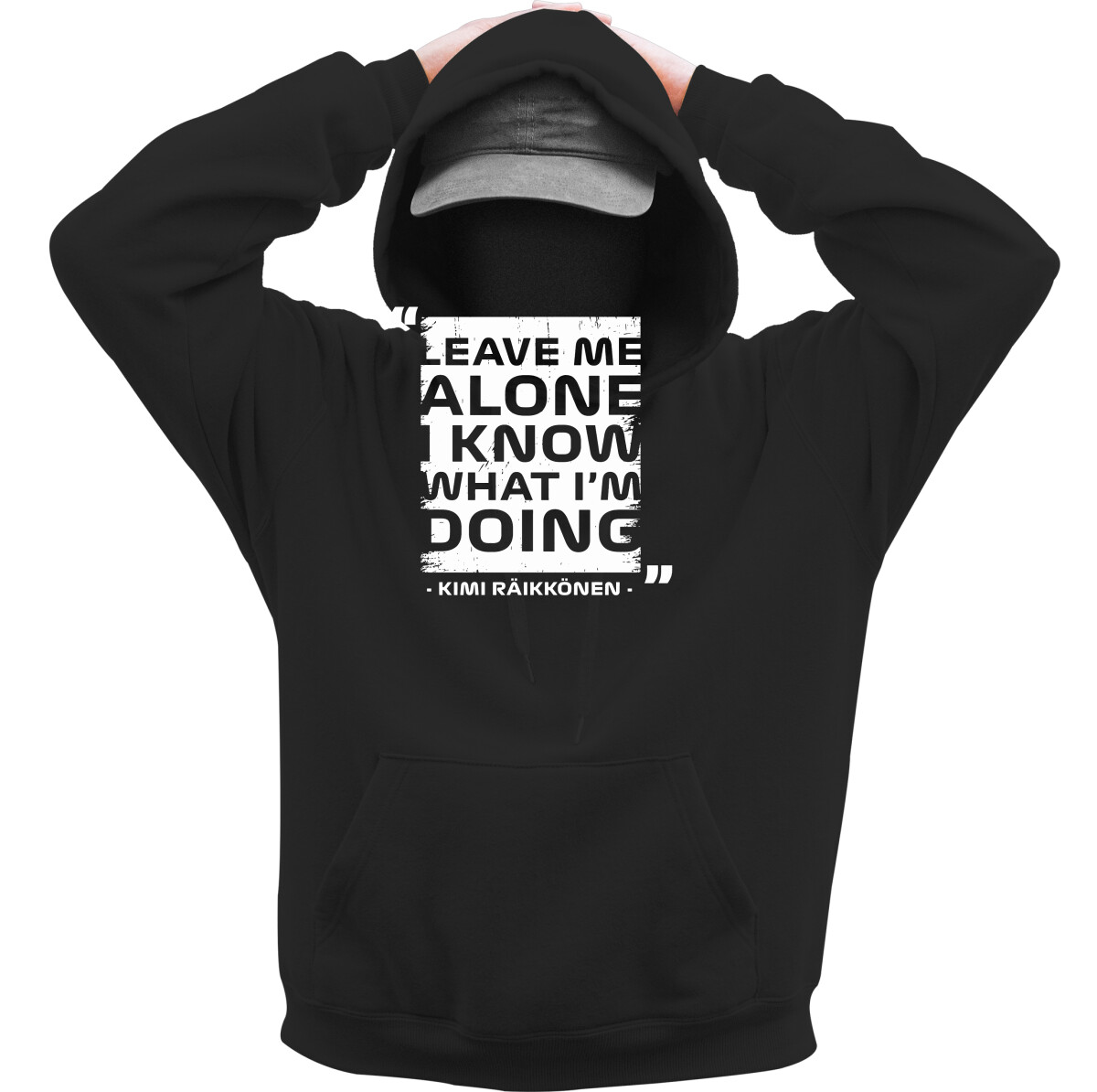 Kapucnis belebújós pulóver