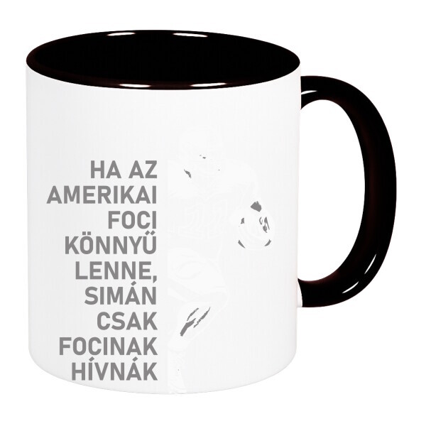 Színes fülű és belsejű bögre