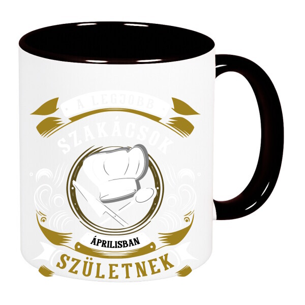 Színes fülű és belsejű bögre