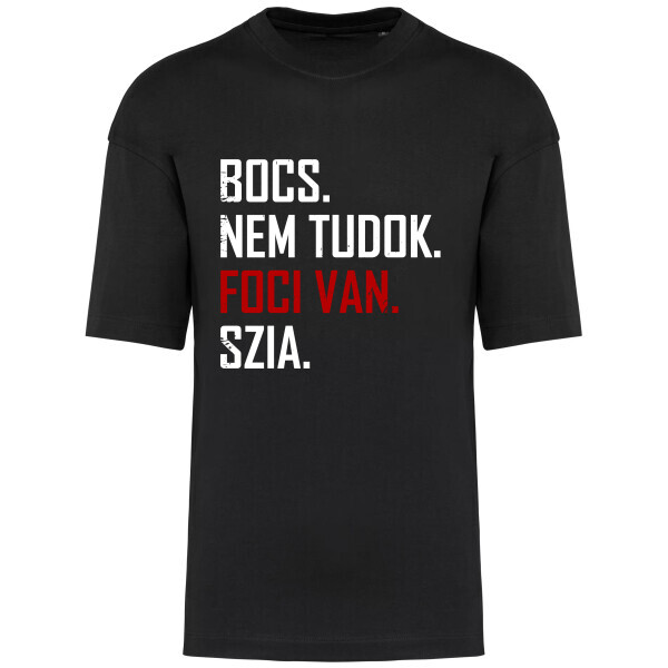 Prémium oversized unisex póló