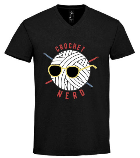 Unisex V nyakú póló