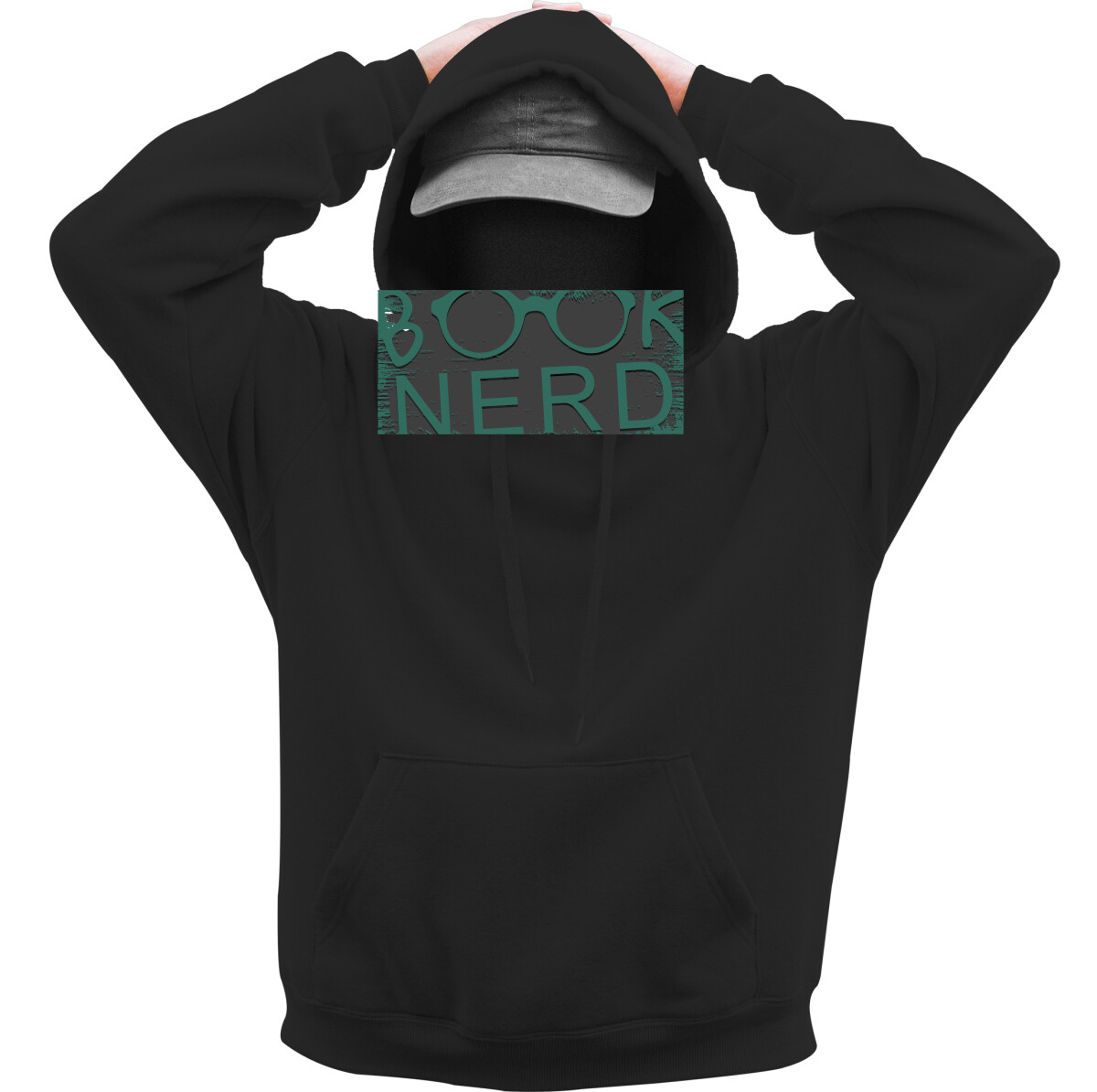 Kapucnis belebújós pulóver