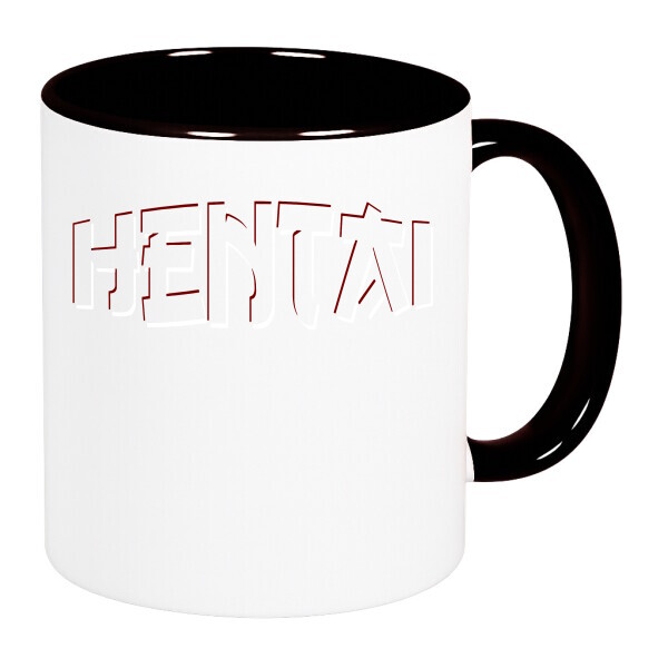 Színes fülű és belsejű bögre