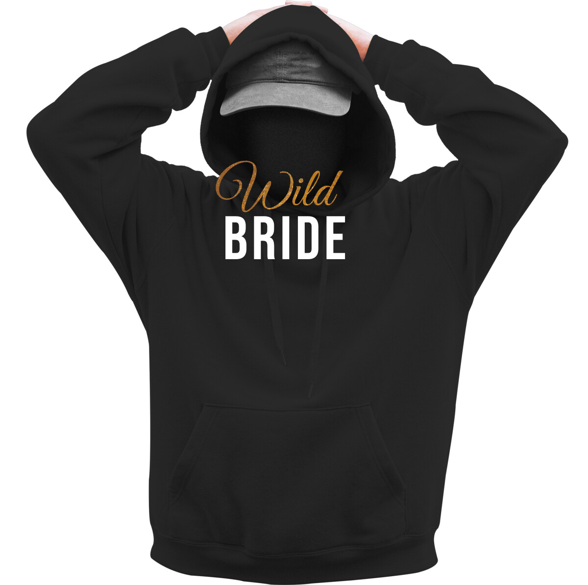 Kapucnis belebújós pulóver