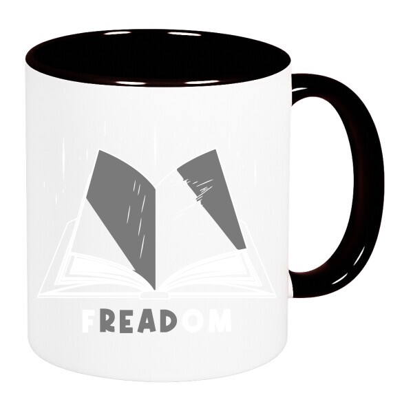 Színes fülű és belsejű bögre