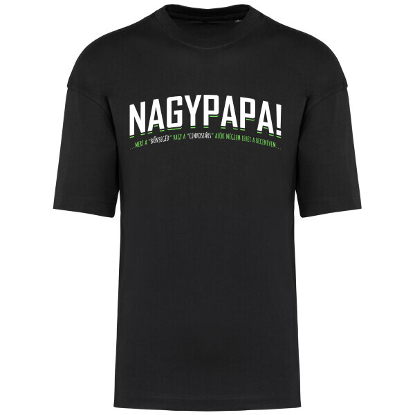 Prémium oversized unisex póló