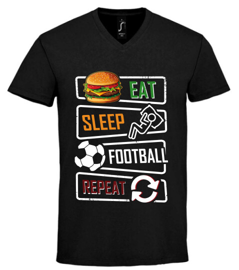 Unisex V nyakú póló