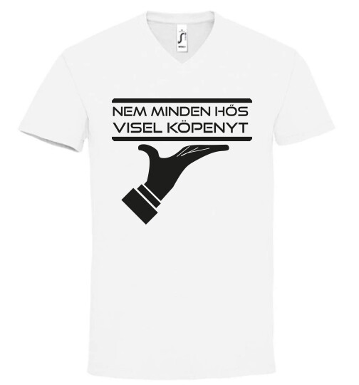 Unisex V nyakú póló