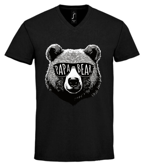 Unisex V nyakú póló