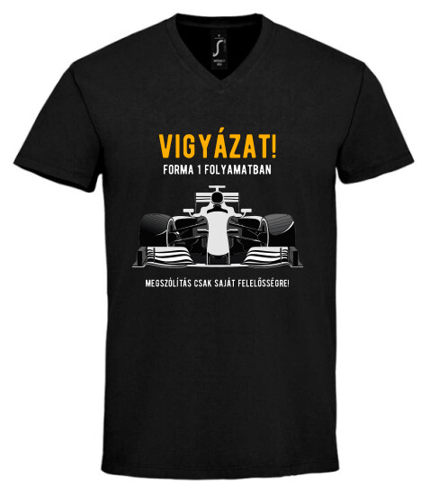 Unisex V nyakú póló