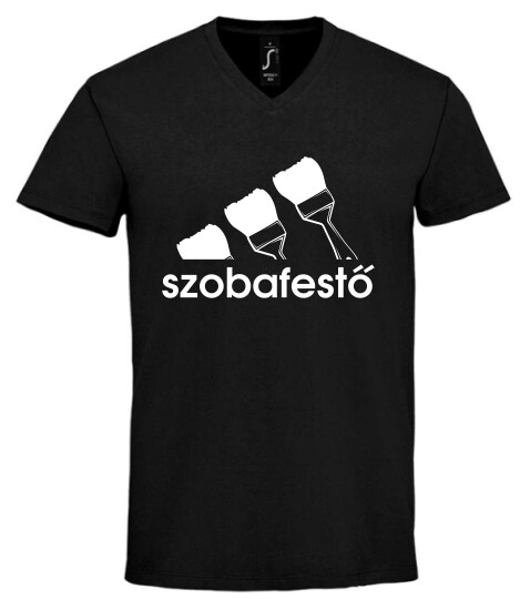 Unisex V nyakú póló