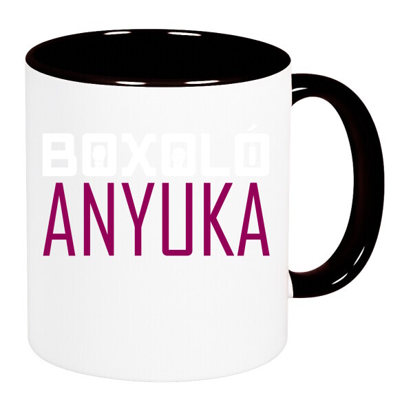 Színes fülű és belsejű bögre