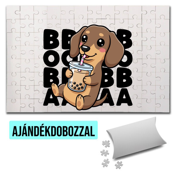 Puzzle - kirakó ajándékdobozzal