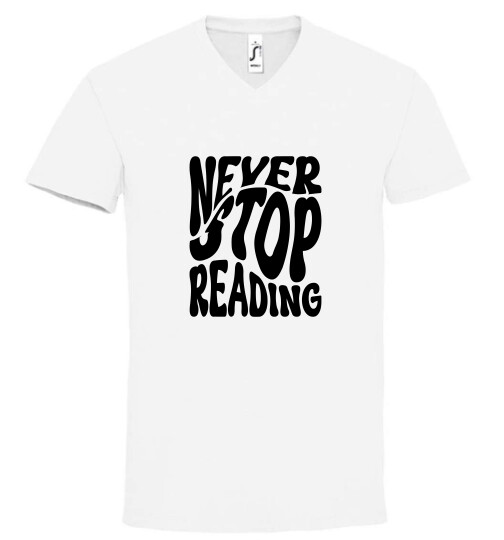 Unisex V nyakú póló