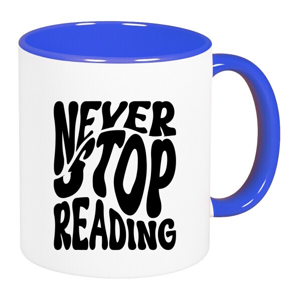 Színes fülű és belsejű bögre