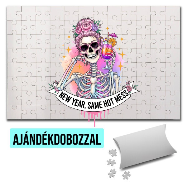 Puzzle - kirakó ajándékdobozzal