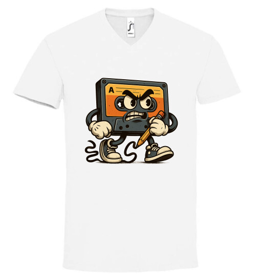 Unisex V nyakú póló