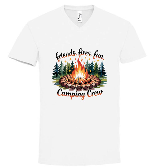 Unisex V nyakú póló