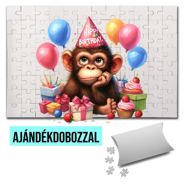 Puzzle - kirakó ajándékdobozzal