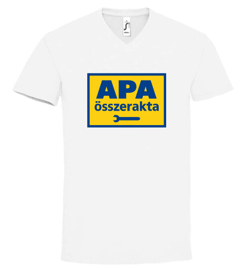 Unisex V nyakú póló