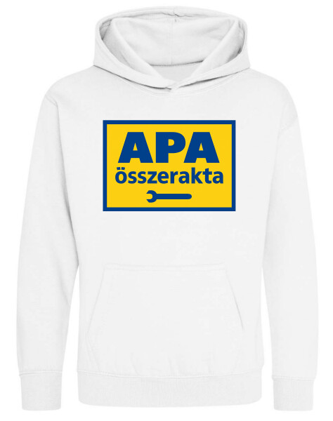 Kapucnis belebújós gyerek pulóver