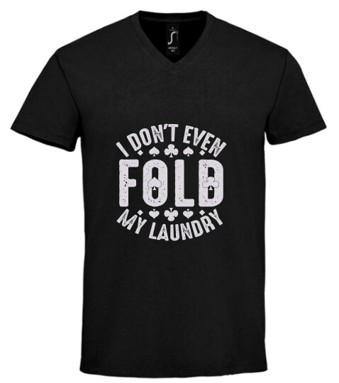 Unisex V nyakú póló