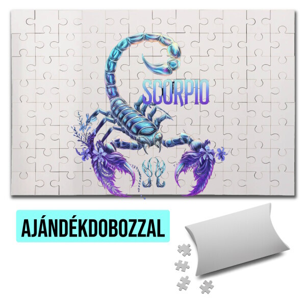 Puzzle - kirakó ajándékdobozzal