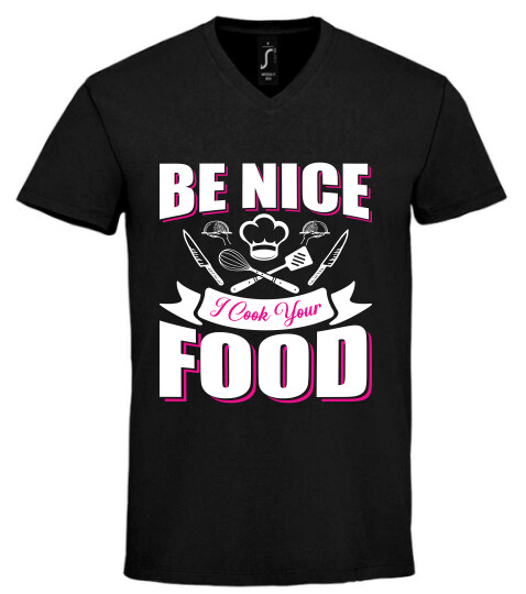 Unisex V nyakú póló