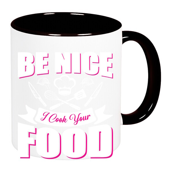 Színes fülű és belsejű bögre