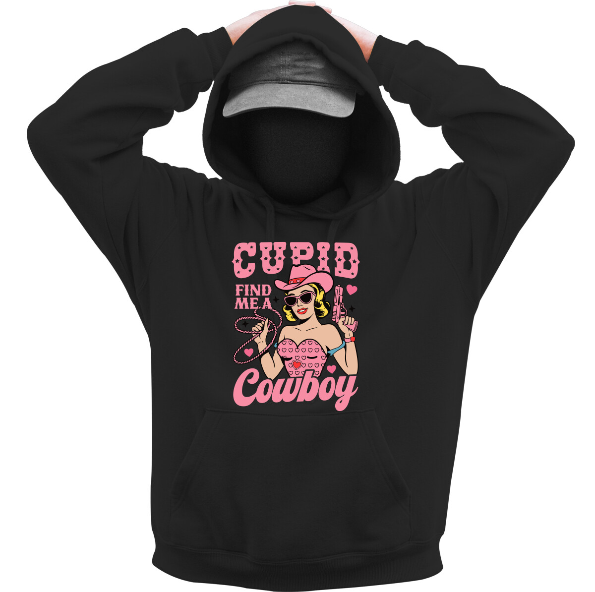 Kapucnis belebújós pulóver