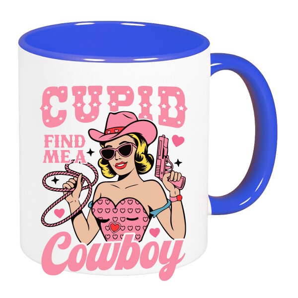 Színes fülű és belsejű bögre