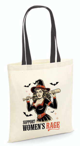 Vászontáska - színes fülű 