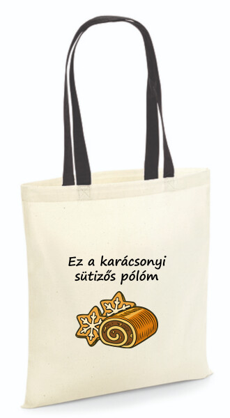 Vászontáska - színes fülű 