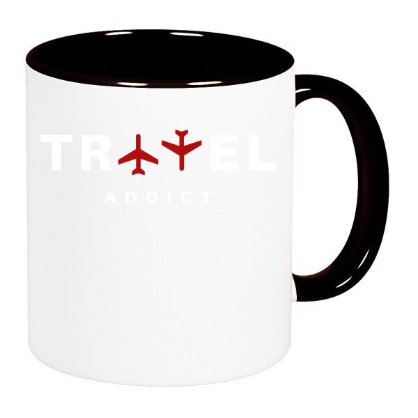 Színes fülű és belsejű bögre