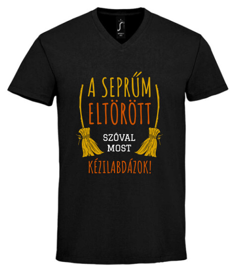 Unisex V nyakú póló