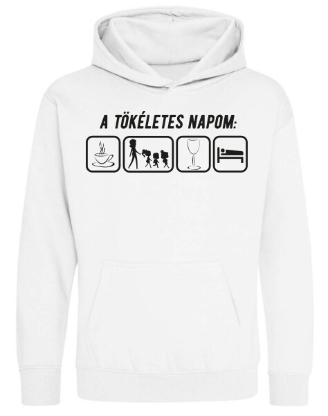 Kapucnis belebújós gyerek pulóver