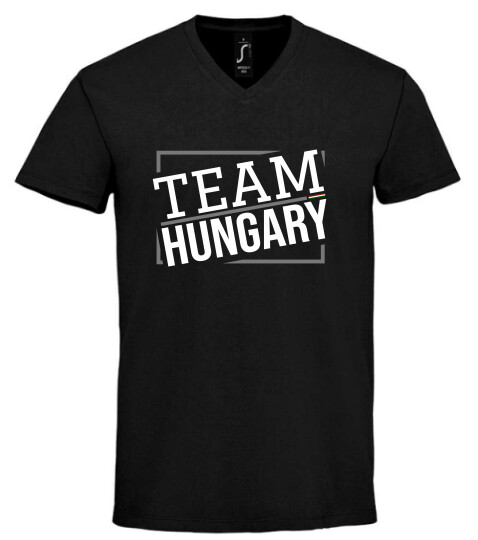 Unisex V nyakú póló