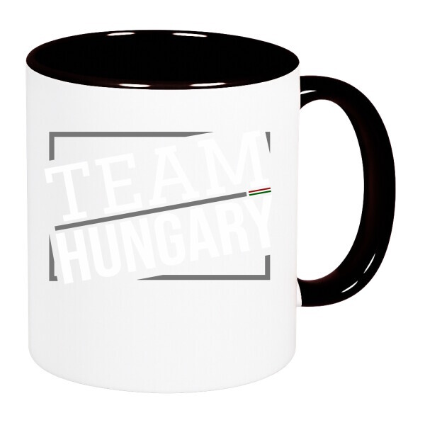 Színes fülű és belsejű bögre