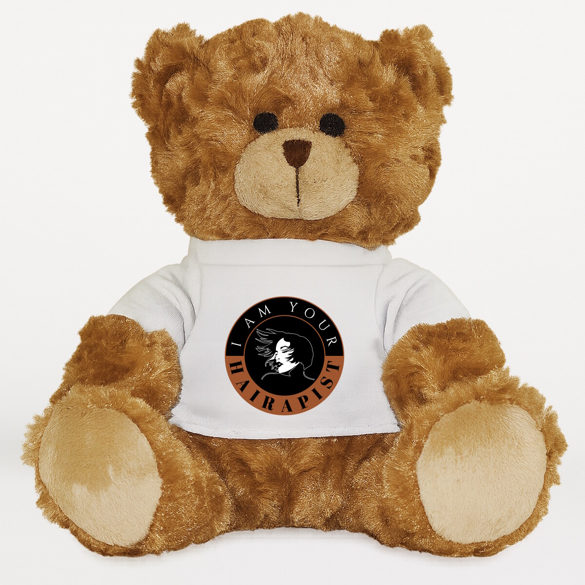 Plüssmaci egyedi pólóval