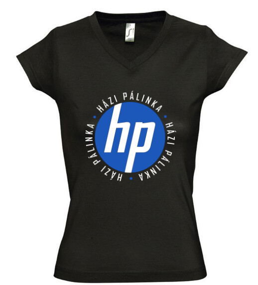 Női V nyakú póló