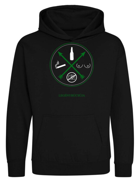 Kapucnis belebújós gyerek pulóver