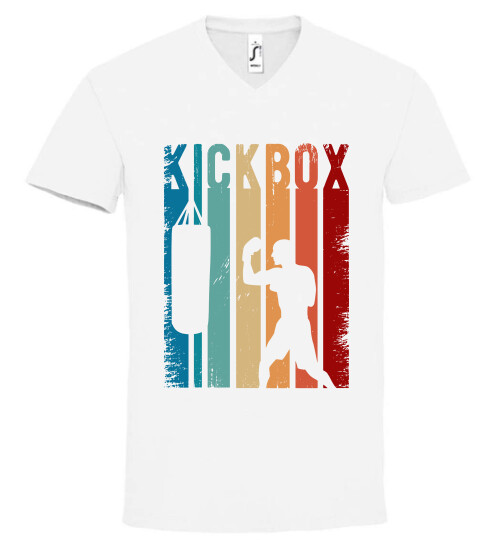 Unisex V nyakú póló