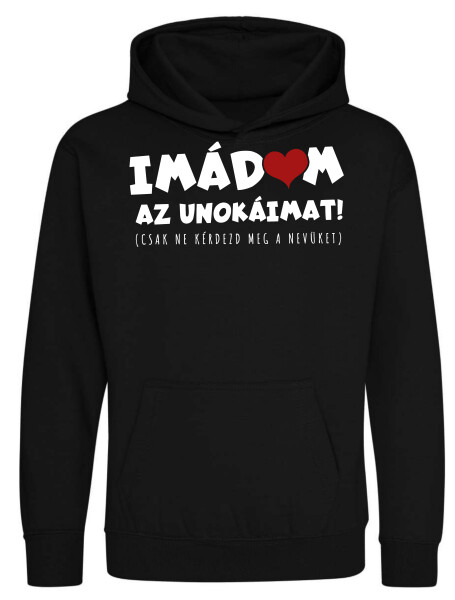 Kapucnis belebújós gyerek pulóver