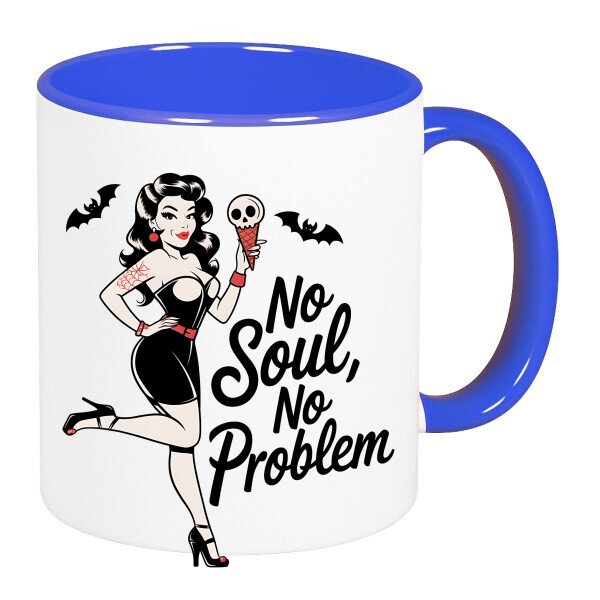 Színes fülű és belsejű bögre