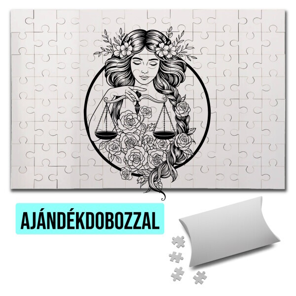 Puzzle - kirakó ajándékdobozzal