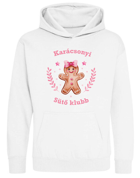 Kapucnis belebújós gyerek pulóver