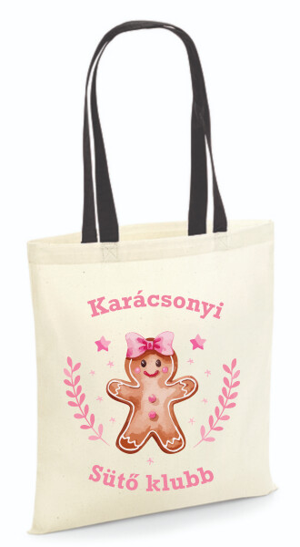 Vászontáska - színes fülű 