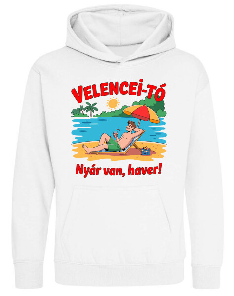 Kapucnis belebújós gyerek pulóver